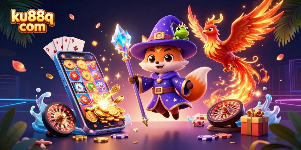 Play engaging games at ku88q com with vibrant animations and exciting slot features.