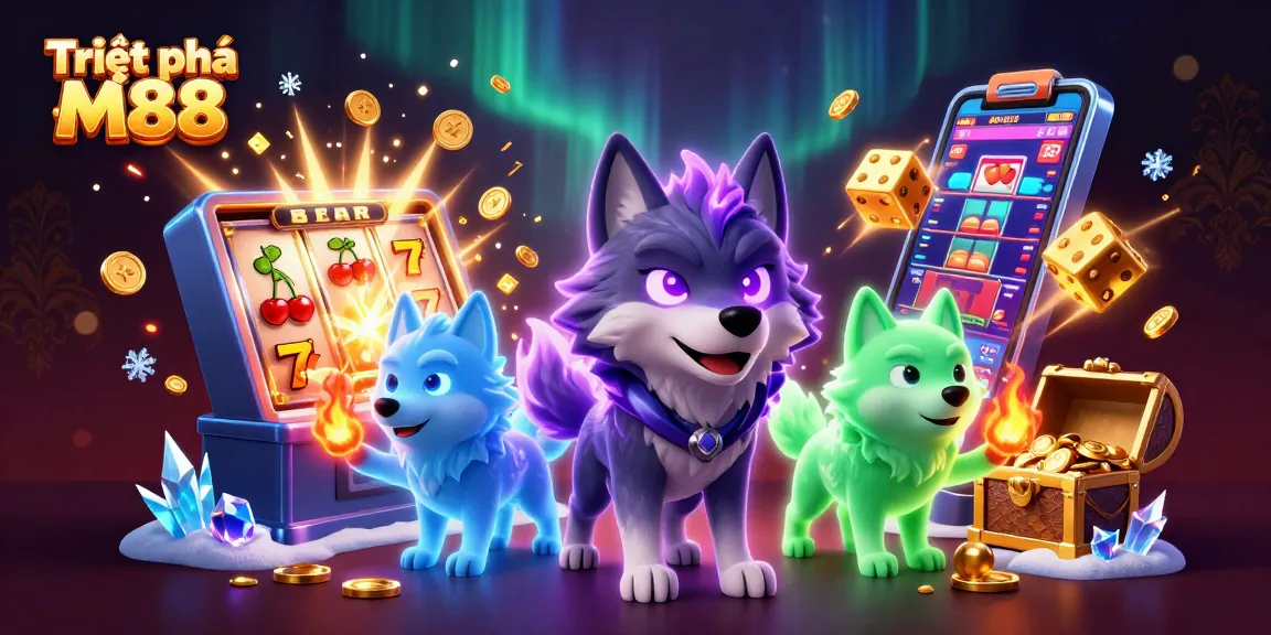 Triệt phá M88 serves up high-stakes thrills with a stunning 3D casino scene.