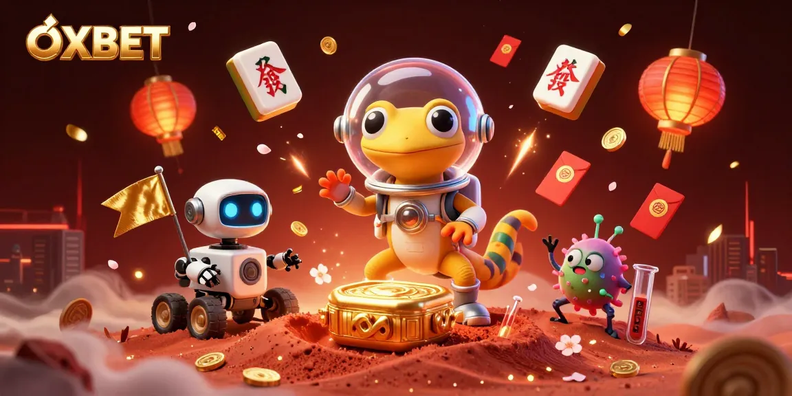 Experience OXBET's vibrant casino adventure with unique characters and exciting elements.