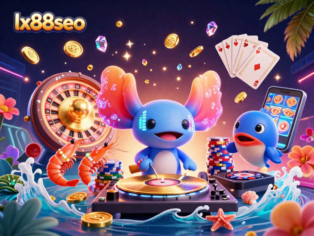 Experience top-notch gaming excitement with lx88seo, featuring vibrant characters and casino elements.