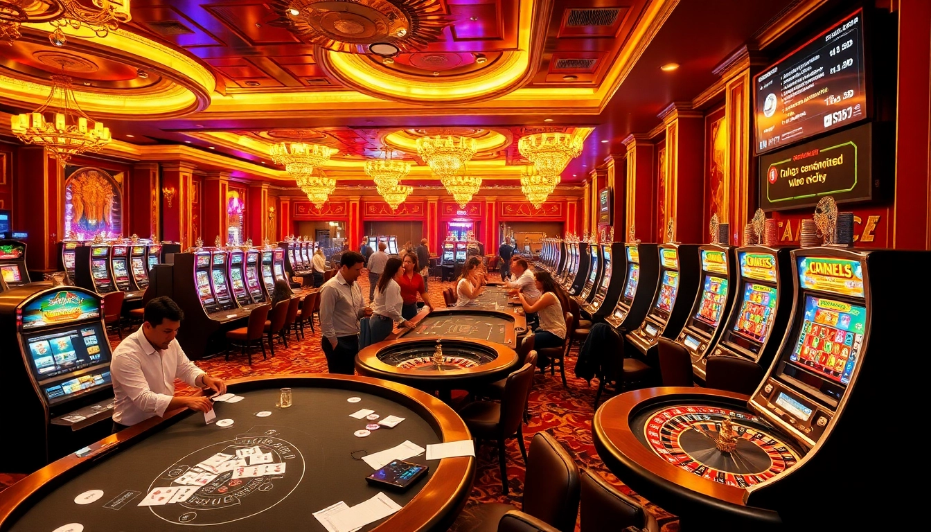Engage with the vibrant casino atmosphere at https://tg88co.com/, featuring professional dealers and bustling gaming tables.
