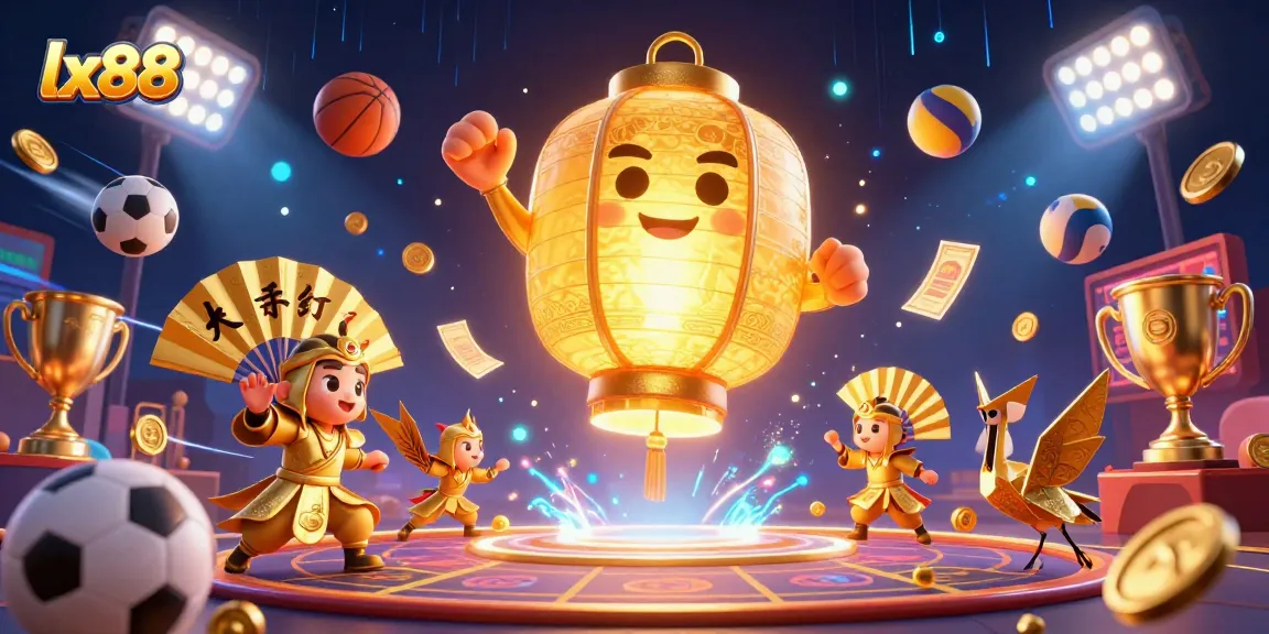 Engage with lx88 casino excitement through dynamic gameplay featuring sports elements and lucky symbols.