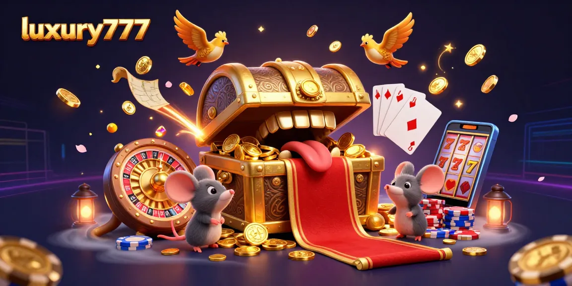 Spin the reels of luxury777 and unlock treasures in this enchanting casino scene.