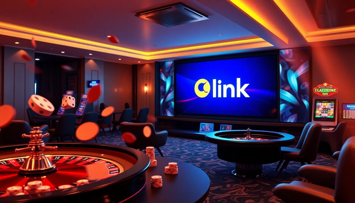 Cakhia link showcases an exciting virtual casino scene with poker chips, roulette wheels, and dynamic online betting visuals.
