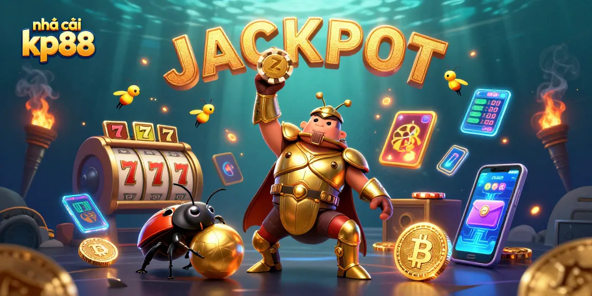 Engage with nhà cái kp88 for an exciting jackpot experience featuring vibrant 3D cartoon characters.
