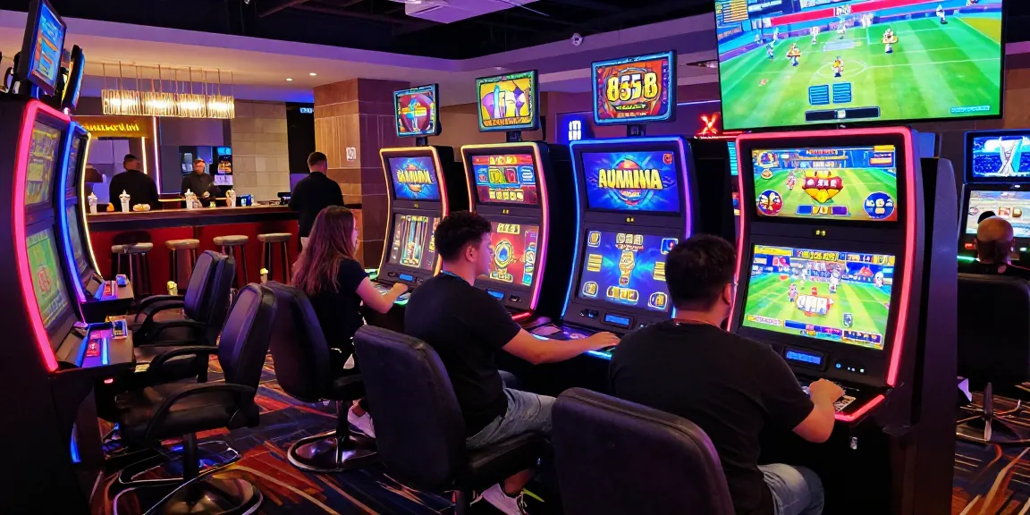 Players enjoying interactive games at HM 88's modern casino environment.