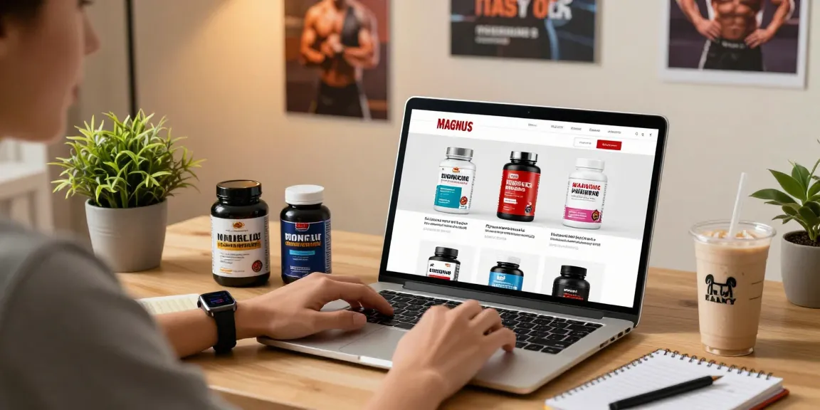 Customer exploring Steroide Boutique for anabolic steroids in a secure online shopping environment