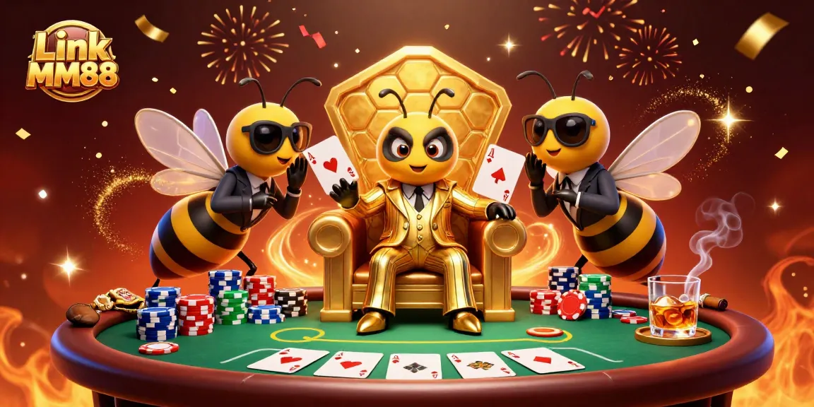 Engage with Link MM88's vibrant casino scene featuring a mob boss and immersive gaming elements.