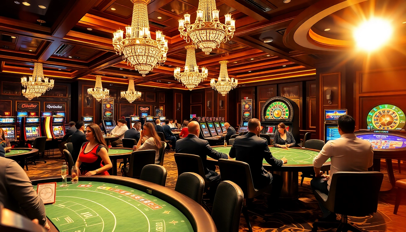 Experience the luxury of casino 8kbet with vibrant gaming tables and excitement.