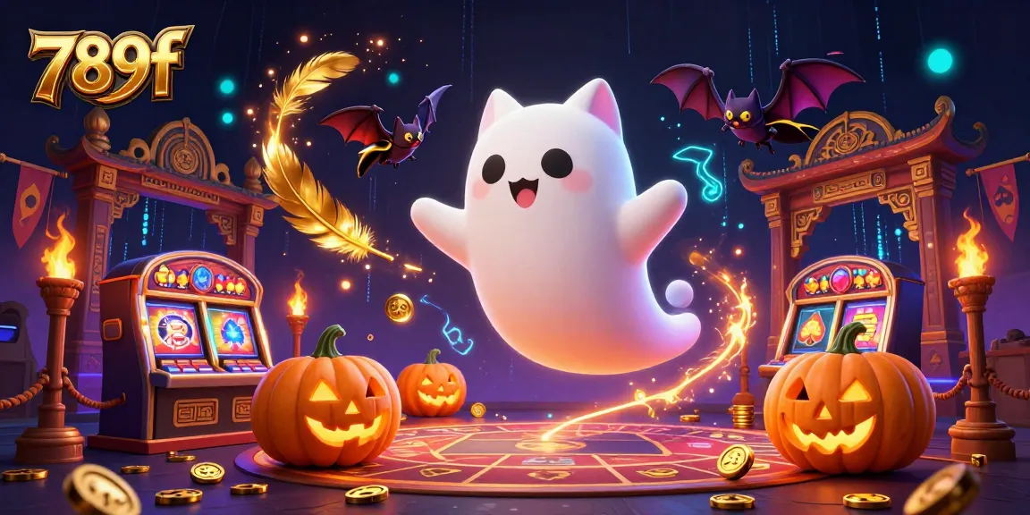 Join the thrilling adventure with 789f as ghost cat and bat uncover riches in a haunted casino.