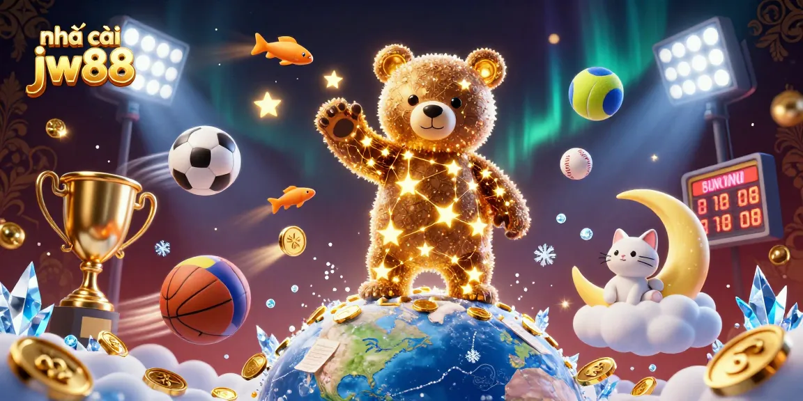 Experience thrilling moments at nhà cái jw88 with a vibrant casino scene capturing the essence of betting and fun.